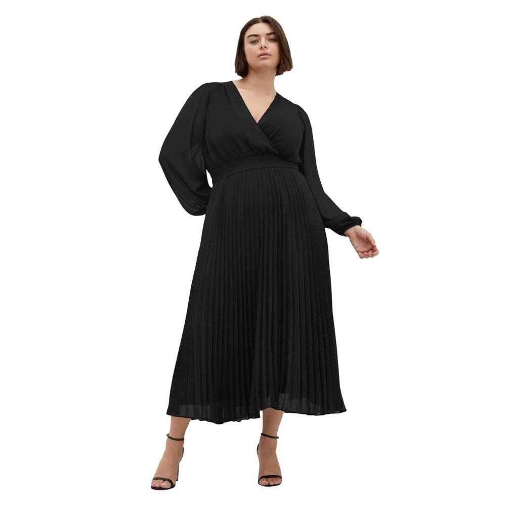 City Chic Women's Plus Size Dress Finley Sheer 12